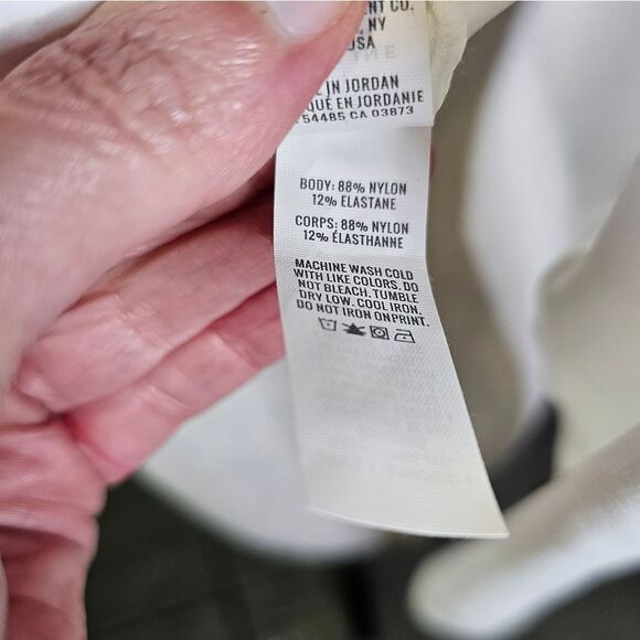 OFFLINE By Aerie White Real Me Long Sleeve Polo T-Shirt Size Medium - Picture 6 of 12